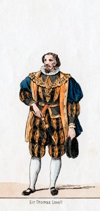 Sir Thomas Lovell, costume design for Shakespeare