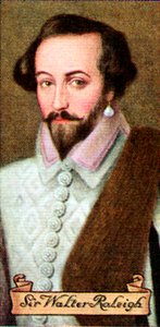 Sir Walter Raleigh, Taken from a Series of Cigarette Cards by Unbekannt