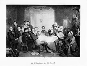 Sir Walter Scott and His Friends