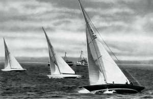Six Metre R Class Sailing, Berlin Olympics by Unbekannt