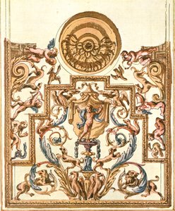 Sketch for decorative painting