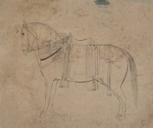 Sketch of a Horse, late 18th century by Unbekannt
