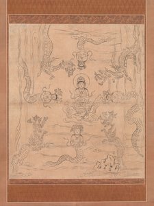 Sketch of an Inviting Rain Mandala, 12th century
