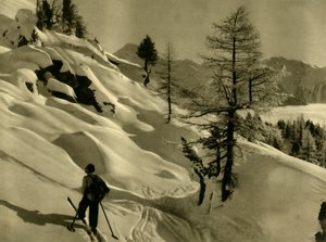 Skiing at Ankogel, Austria