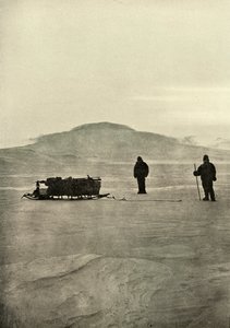 Sledging on the Barrier Before the Return of the Sun by Unbekannt
