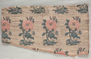 Sleeve with rose bushes and butterflies, early 1600s