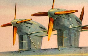 Small-diameter wooden aircraft propellers, 1932 by Unbekannt