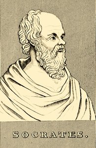 Socrates, c470-399 BC, 1830 by Unbekannt