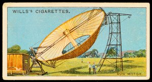 Solar motor by Aubrey Eneas of Boston, c1905-c1910