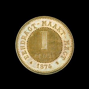 South African 1 Penny Coin