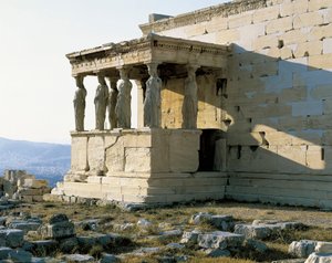 South Face of the Temple of the Erechtheion, Acropolis of Athens