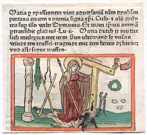 The Virgin Mary Overcoming a Devil by Unbekannt