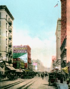 Spring Street, Los Angeles, California, USA by Unbekannt