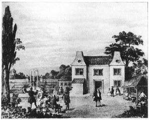 Spring Gardens, Site of Lowndes Square, London by Unbekannt
