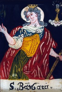 St Barbara, Christian Virgin Martyr, 19th Century