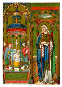 St Clotilda by Unbekannt