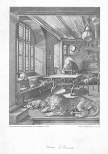 St Jerome in his study