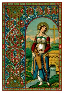 St Julia, 1886 by Unbekannt