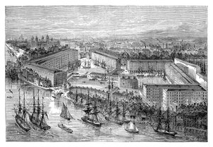 St Katherines Docks, London by Unbekannt