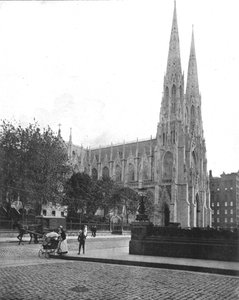 St Patricks Cathedral, New York, USA, c1900 by Unbekannt
