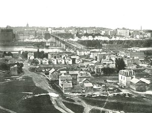 St Paul from the West, USA, 1895 by Unbekannt