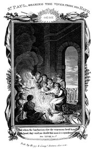 St Paul the Apostle Shaking the Viper from His Hand, c. 1808