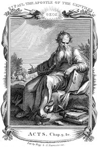 St Paul the Apostle Who Took the Christian Message to the Gentiles, 19th Century by Unbekannt