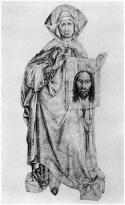 St Veronica, mid 15th century, 1958