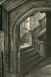 Staircase to the Chapel and Upper School, 1911 by Unbekannt