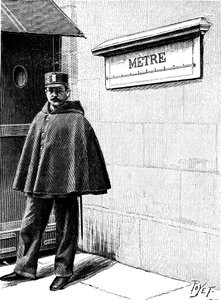 Standard Metre in the Petit Luxembourg, Paris by Unbekannt