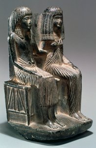 Statue of an Ancient Egyptian Official and His Wife by Unbekannt