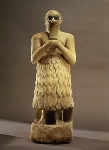 Statuette of the Official or Steward Ebih-Il Worshipping the Goddess Ishtar