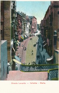 Strada Levante - Valletta - Malta, c1900 by Unbekannt