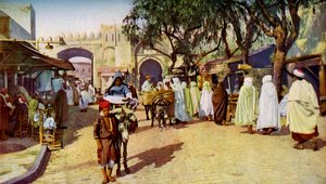 Street Scene, Kairouan, Tunisia