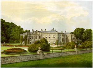 Studley Royal, Yorkshire, home of the Marquess of Ripon, c1880 by Unbekannt