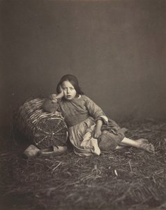 Study of a Young Peasant Girl by Unbekannt