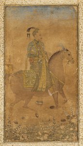 Sultan Abdullah Qutb Shah on Horseback by Unbekannt