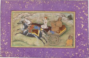 Sultan Salim in a Carriage by Unbekannt