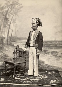 Sultan of Batjan, Pulau Bacan, Maluku Islands, Indonesia by Unbekannt