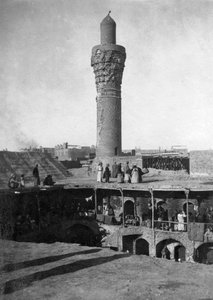 Suq al-Ghazl Minaret, Baghdad, Iraq, 1917-1919
