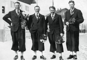 Swedish Cross-Country Ski Team, Winter Olympic Games, Garmisch-Partenkirchen, Germany by Unbekannt