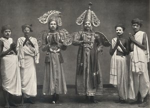 Scene from Shakuntalavilasa, the Play of Shakuntala by Unbekannt