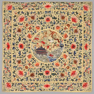 Table Cover, Late 1800s by Unbekannt