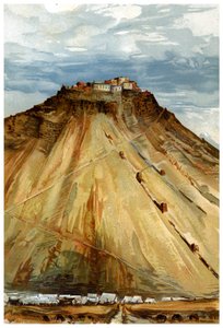 Taklakot Fort, Tibet by Unbekannt