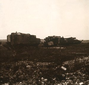 Tanks, Juvincourt, northern France