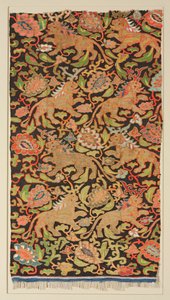 Tapestry with Golden Lions and Palmettes