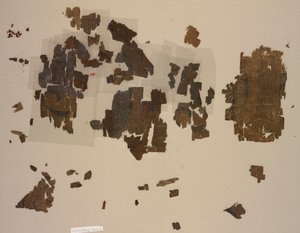 Taqueté Fragments with Winged Lions in Roundels by Unbekannt