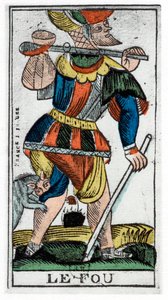 Tarot Card of the Fool, Jergot Tarot by Unbekannt