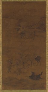 Tartar Horsemen by Unbekannt