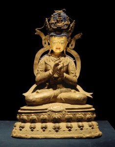 Tathagata Vairocana / Sculpture, 1300 AD by Unbekannt